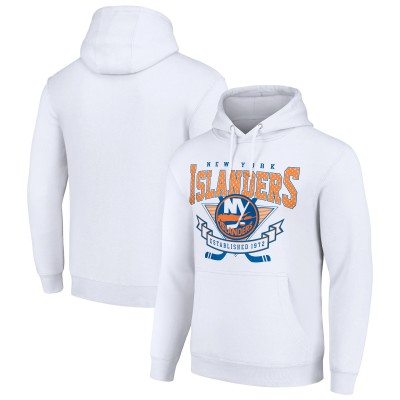Толстовка New York Islanders Starter Team Logo Graphic Fleece Tri-Blend - White