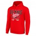 Толстовка Detroit Red Wings Starter Team Logo Graphic Fleece Tri-Blend - Red