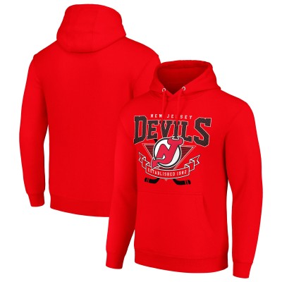 Толстовка New Jersey Devils Starter Team Logo Graphic Fleece Tri-Blend - Red