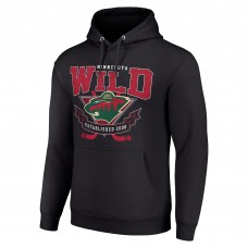 Толстовка Minnesota Wild Starter Team Logo Graphic Fleece Tri-Blend - Black