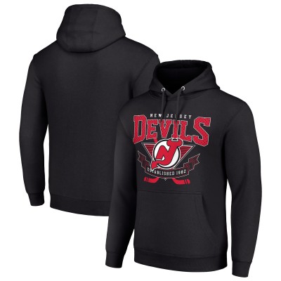 Толстовка New Jersey Devils Starter Team Logo Graphic Fleece Tri-Blend - Black