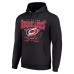 Толстовка Carolina Hurricanes Starter Black Team Logo Graphic Fleece Tri-Blend
