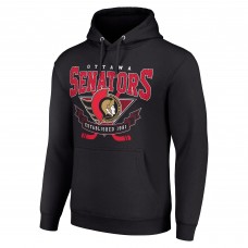 Толстовка Ottawa Senators Starter Team Logo Graphic Fleece Tri-Blend - Black