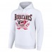 Толстовка Carolina Hurricanes Starter White Team Logo Graphic Fleece Tri-Blend