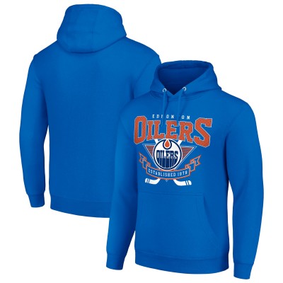 Толстовка Edmonton Oilers Starter Team Logo Graphic Fleece Tri-Blend - Royal