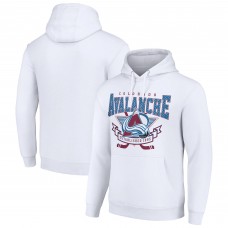 Толстовка Colorado Avalanche Starter Team Logo Graphic Fleece Tri-Blend - White