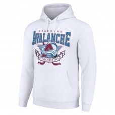 Толстовка Colorado Avalanche Starter Team Logo Graphic Fleece Tri-Blend - White