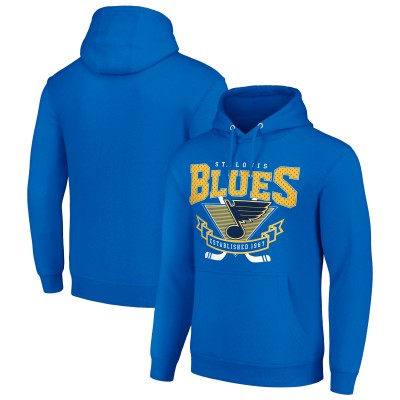 Толстовка St. Louis Blues Starter Team Logo Graphic Fleece Tri-Blend - Blue
