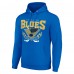 Толстовка St. Louis Blues Starter Team Logo Graphic Fleece Tri-Blend - Blue