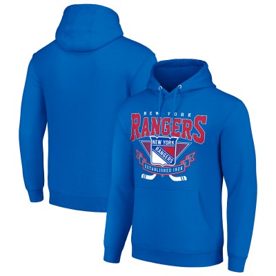 Толстовка New York Rangers Starter Team Logo Graphic Fleece Tri-Blend - Blue
