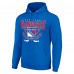 Толстовка New York Rangers Starter Team Logo Graphic Fleece Tri-Blend - Blue