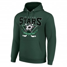 Толстовка Dallas Stars Starter Team Logo Graphic Fleece Tri-Blend - Olive