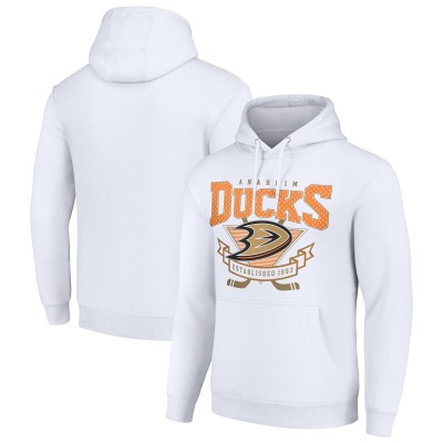 Толстовка Anaheim Ducks Starter Team Logo Graphic Fleece Tri-Blend - White