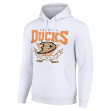 Толстовка Anaheim Ducks Starter Team Logo Graphic Fleece Tri-Blend - White