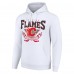 Толстовка Calgary Flames Starter Team Logo Graphic Fleece Tri-Blend - White