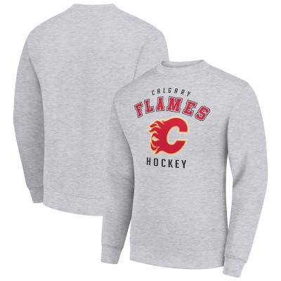 Кофта Calgary Flames Starter Team Logo Graphic Fleece - Heather Gray