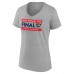 Футболка Florida Panthers Fanatics Womens 2024 Stanley Cup Final Roster V-Neck - Steel