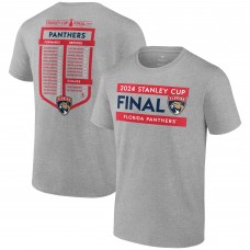 Футболка Florida Panthers 2024 Stanley Cup Final Roster - Steel