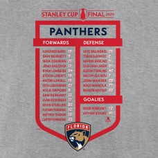 Футболка Florida Panthers 2024 Stanley Cup Final Roster - Steel