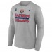 Футболка с длинным рукавом Florida Panthers 2024 Eastern Conference Champions Locker Room - Steel