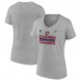 Футболка Florida Panthers Fanatics Womens 2024 Eastern Conference Champions Locker Room V-Neck - Steel
