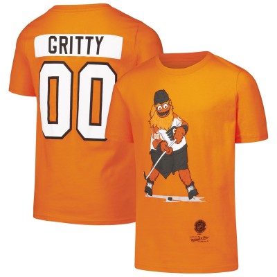 Футболка Philadelphia Flyers Mitchell & Ness Youth Gritty - Orange