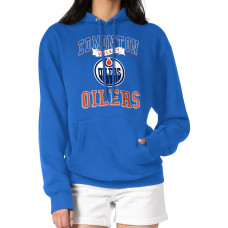 Женская толстовка Edmonton Oilers G-III 4Her by Carl Banks Royal Team Logo Tri-Blend Fleece Женская толстовка Edmonton Oilers G-III 4Her by Carl Banks Royal Team Logo Tri-Blend Fleece