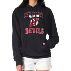 Женская толстовка New Jersey Devils G-III 4Her by Carl Banks Black Team Logo Tri-Blend Fleece