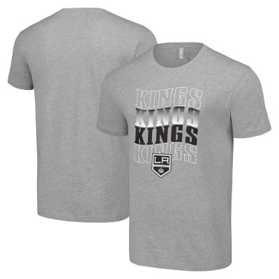 Футболка Los Angeles Kings Starter Four Team Name Logo - Heather Gray