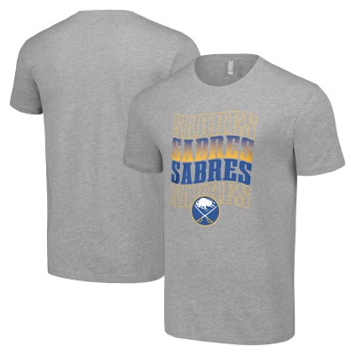 Футболка Buffalo Sabres Starter Four Team Name Logo - Heather Gray