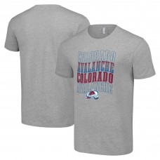 Футболка Colorado Avalanche Starter Four Team Name Logo - Heather Gray