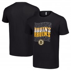 Футболка Boston Bruins Starter Four Team Name Logo - Black