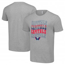 Футболка Washington Capitals Starter Four Team Name Logo - Heather Gray