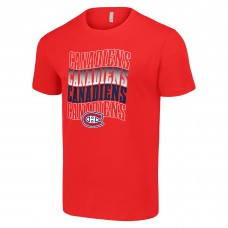 Футболка Montreal Canadiens Starter Four Team Name Logo - Red