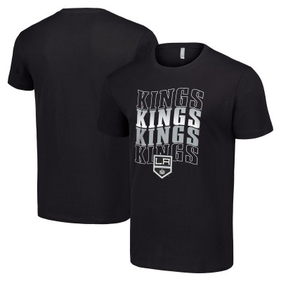 Футболка Los Angeles Kings Starter Four Team Name Logo - Black
