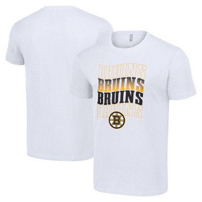Футболка Boston Bruins Starter Four Team Name Logo - White