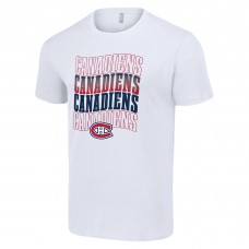 Футболка Montreal Canadiens Starter Four Team Name Logo - White