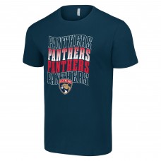 Футболка Florida Panthers Starter Four Team Name Logo - Navy