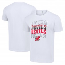 Футболка New Jersey Devils Starter Four Team Name Logo - White