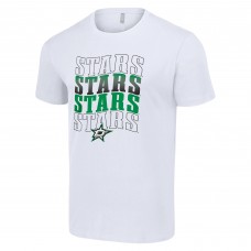 Футболка Dallas Stars Starter Four Team Name Logo - White