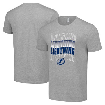 Футболка Tampa Bay Lightning Starter Four Team Name Logo - Heather Gray