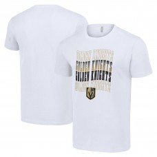 Vegas Golden Knights Starter White Four Team Name Logo T-Shirt