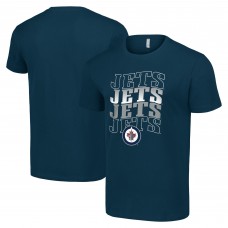 Футболка Winnipeg Jets Starter Four Team Name Logo - Navy