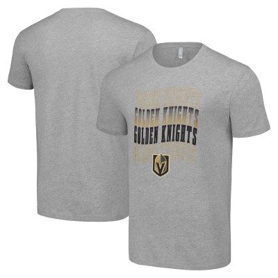 Футболка Vegas Golden Knights Starter Four Team Name Logo - Heather Gray