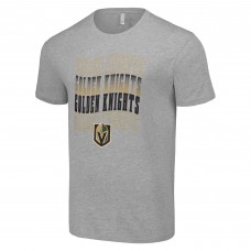 Футболка Vegas Golden Knights Starter Four Team Name Logo - Heather Gray