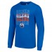 Футболка с длинным рукавом Edmonton Oilers Starter Four Team Name Logo Graphic - Royal