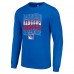 Футболка с длинным рукавом New York Rangers Starter Four Team Name Logo Graphic - Blue
