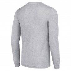 Футболка Florida Panthers Starter Four Team Name Logo Long Sleeve Graphic - Heather Gray