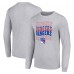 Футболка с длинным рукавом New York Rangers Starter Four Team Name Logo Graphic - Heather Gray