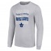 Футболка с длинным рукавом Toronto Maple Leafs Starter Four Team Name Logo Graphic - Heather Gray